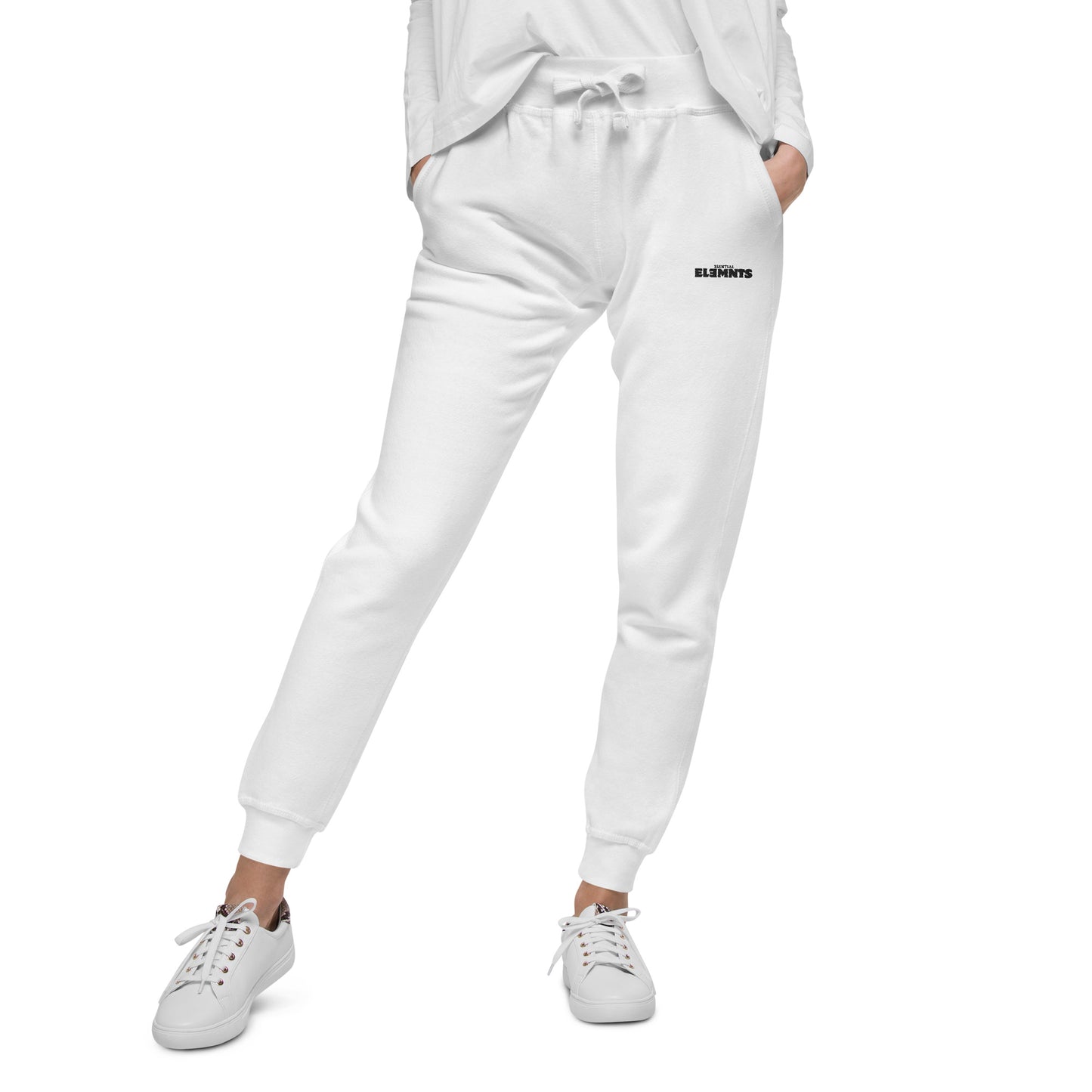 ESSNTIAL ELEMNTS Embroidered Unisex Fleece Sweatpants - Essntial Elemnts