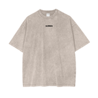 ESSNTIAL ELEMNTS Unisex 250G Acid Wash Oversize Tee - Essntial Elemnts