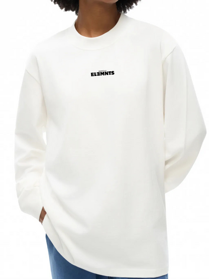 ESSNTIAL ELEMNTS Unisex 330G Non-Shrink Mock Neck Sweatshirt - Essntial Elemnts