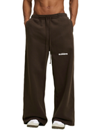 ESSNTIAL ELEMNTS Unisex 360G Fleece Drawstring Loose Straight-Leg Sweatpants - Essntial Elemnts