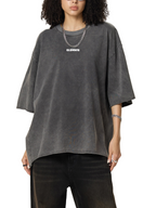 ESSNTIAL ELEMNTS Unisex Raw Edge Washed Boxy Tee - Essntial Elemnts