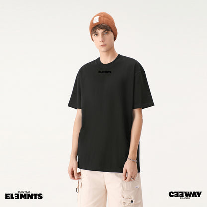 ƎSSNTIΛL ELƎMNTS Drop Shoulder Short Sleeve Unisex Tee