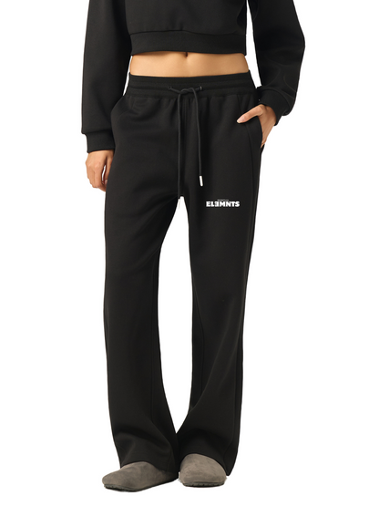 ESSNTIAL ELEMNTS Women's 350G Drawstring Straight-Leg Sweatpants
