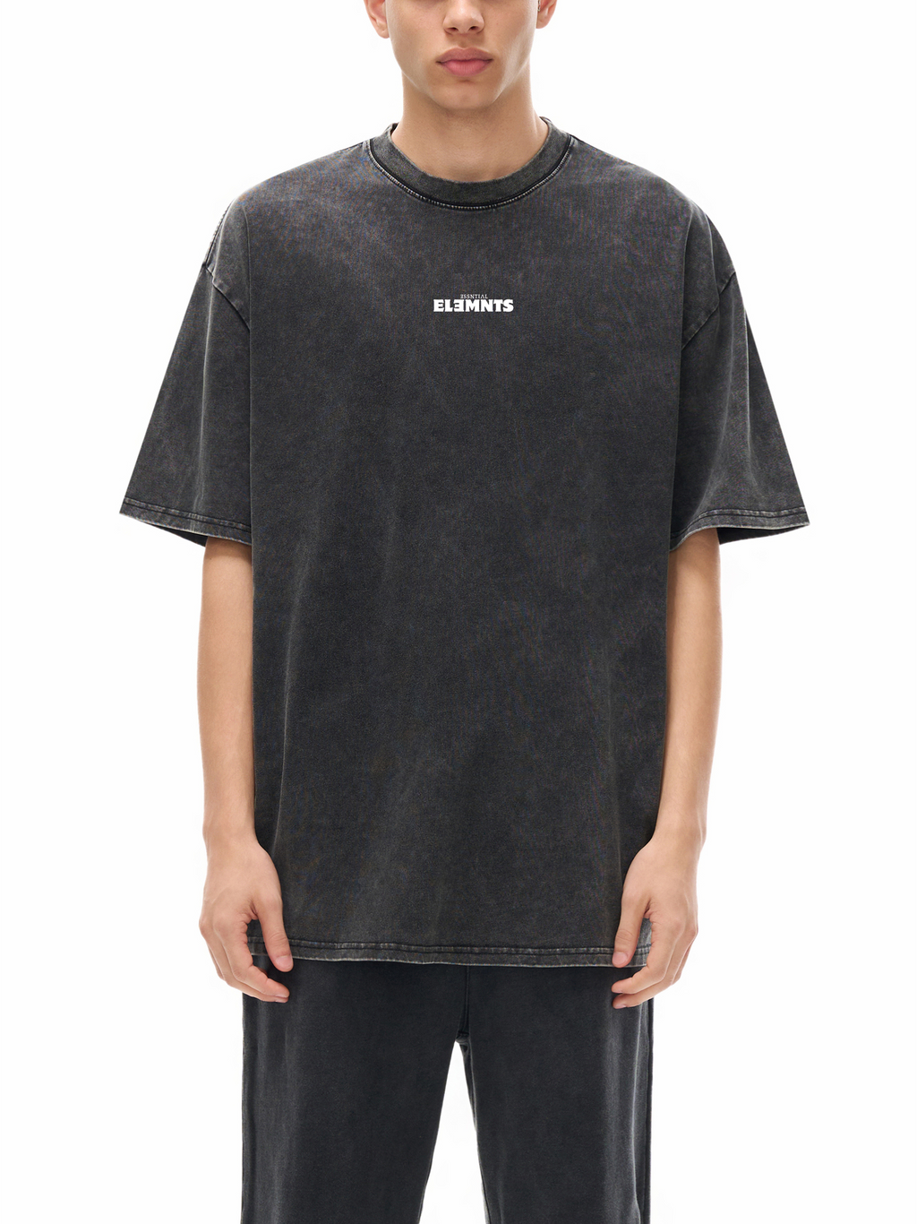 ESSNTIAL ELEMNTS 285G Heavy Snow Washed Tee - Essntial Elemnts