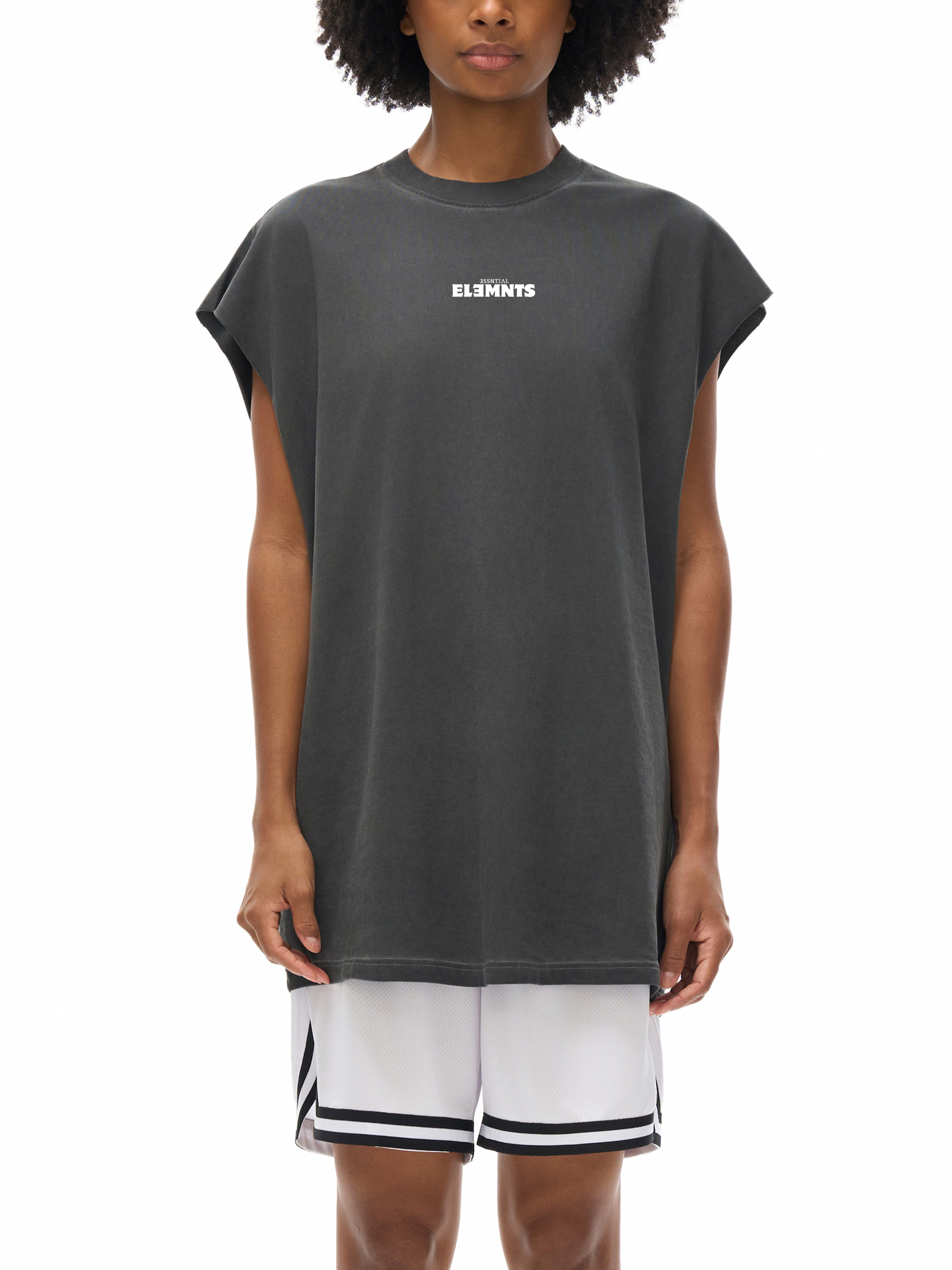 ESSNTIAL ELEMNTS Unisex 250G Reverse Washed Tank Top - Essntial Elemnts