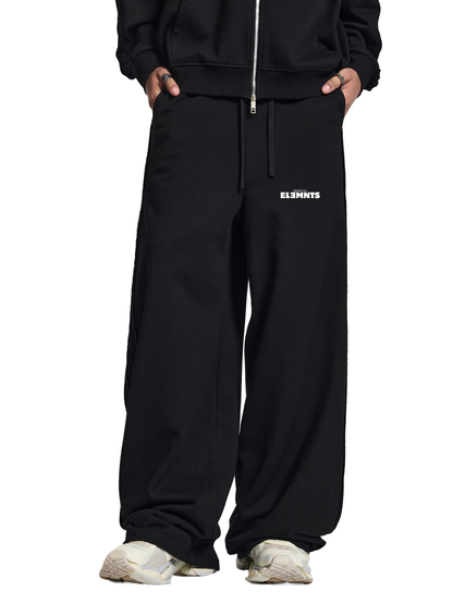 ESSNTIAL ELEMNTS Unisex 450G Contrast Tape Straight-Leg Sweatpants