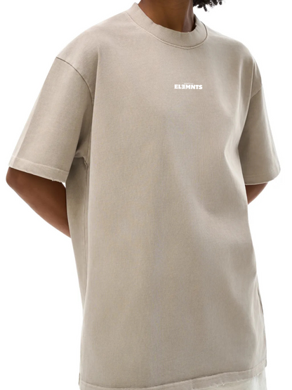 ESSNTIAL ELEMNTS Unisex 430G HW VT Washed Tee