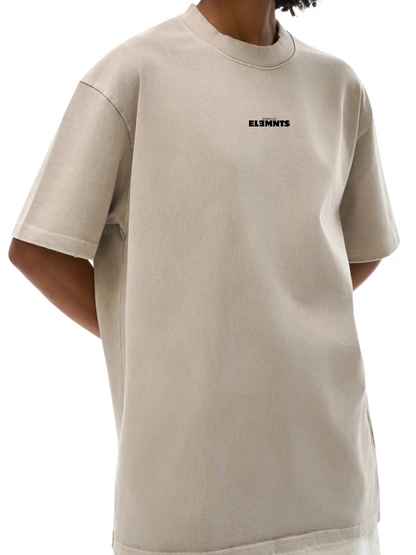 ESSNTIAL ELEMNTS Unisex 430G HW VT Washed Tee