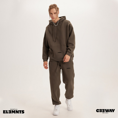 ƎSSNTIΛL ELƎMNTS Unisex 345G Fleece Loose Joggers