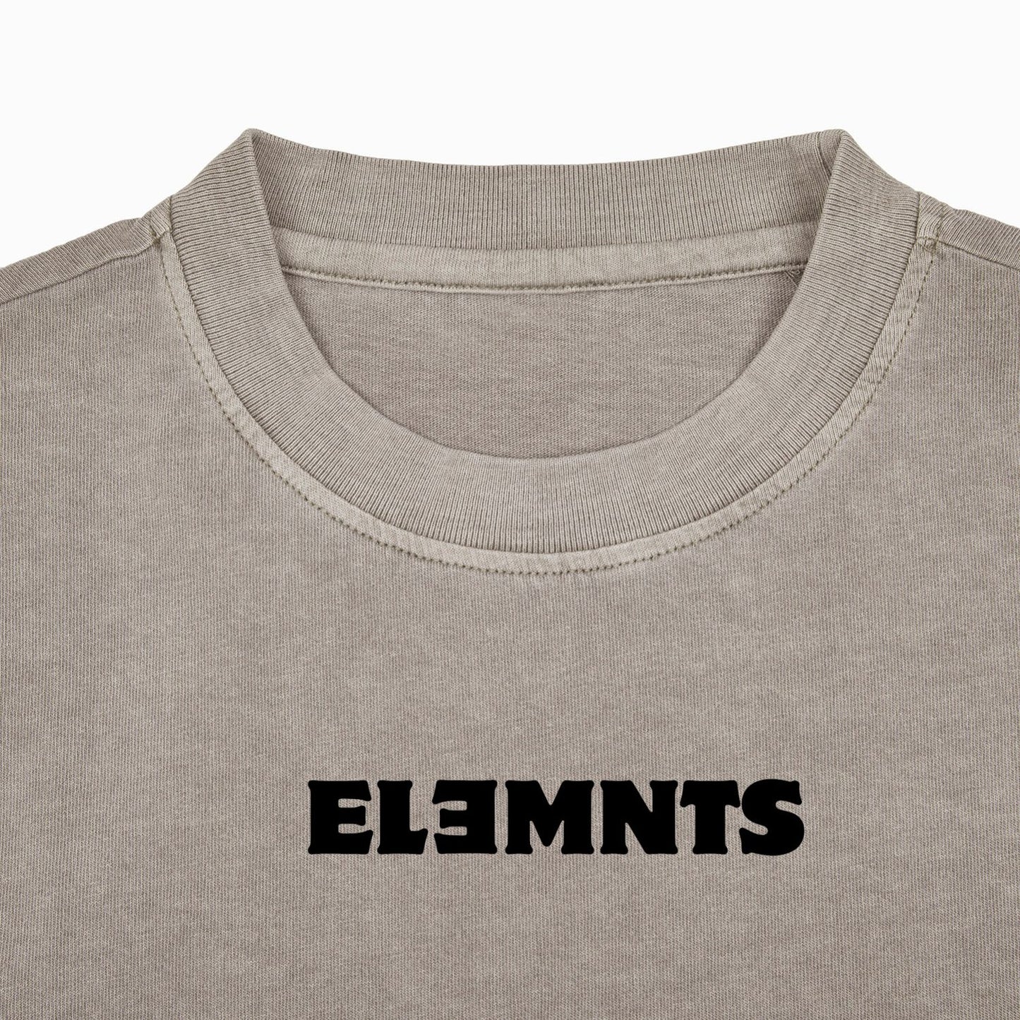 ƎSSNTIΛL ELƎMNTS Unisex Drop Shoulder Stone Wash Tee