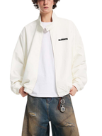ESSNTIAL ELEMNTS Unisex 290G Stand Collar Bomber Jacket - Essntial Elemnts