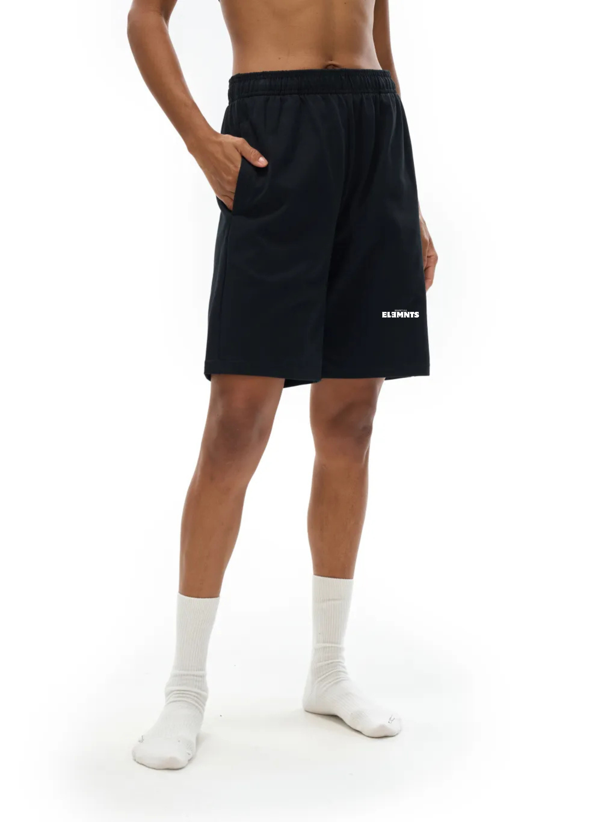 ESSNTIAL ELEMNTS Unisex 330G HW Cotton Shorts - Essntial Elemnts