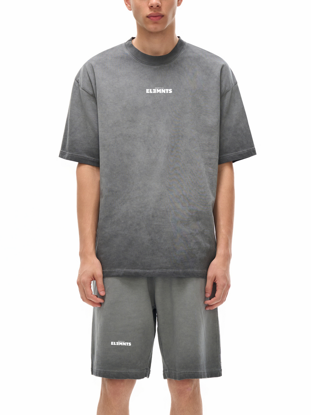 ESSNTIAL ELEMNTS 250G Dyed Edge Tee - Essntial Elemnts