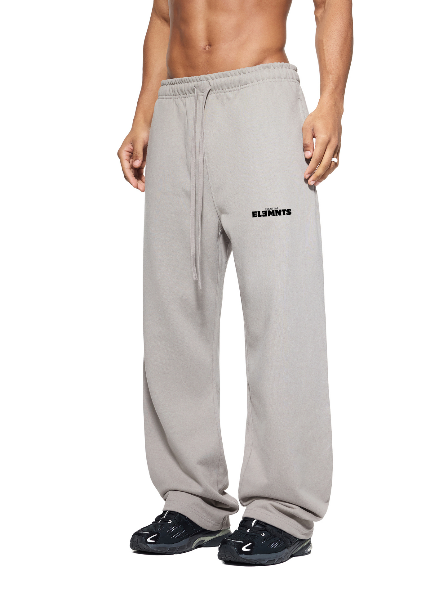 ESSNTIAL ELEMNTS Unisex 430G Solid Color Straight-Leg Sweatpants