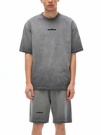 ESSNTIAL ELEMNTS Unisex 250G Reverse Dyed Tee - Essntial Elemnts