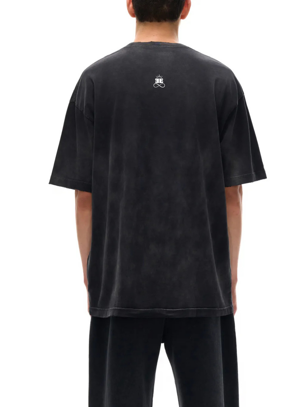 ESSNTIAL ELEMNTS Unisex 260G Vintage Wash Handfrayed Tee - Essntial Elemnts
