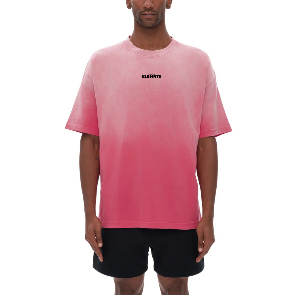 ESSNTIAL ELEMNTS Unisex Classic Wash Fade Gradient Tee - Essntial Elemnts