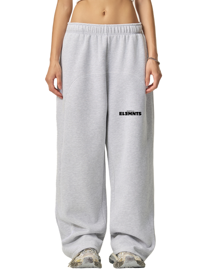 ESSNTIAL ELEMNTS Unisex 350G Contrast-Stitched Fleece Sweatpants