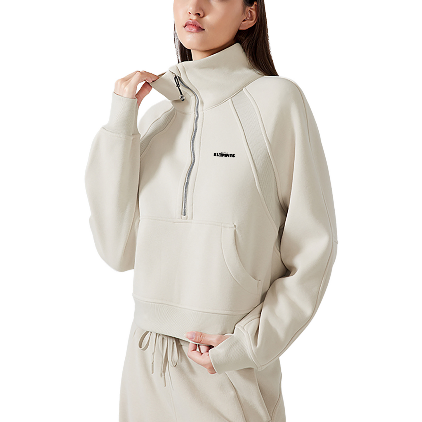 ESSNTIAL ELEMNTS Women's 320G Cropped Street Sweatshirt