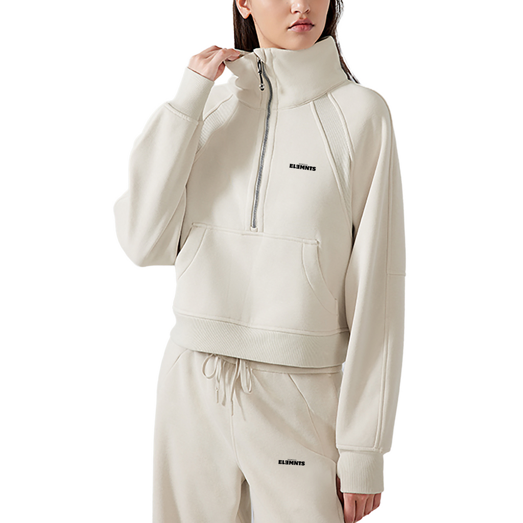 ESSNTIAL ELEMNTS Women's 320G Cropped Street Sweatshirt - Essntial Elemnts