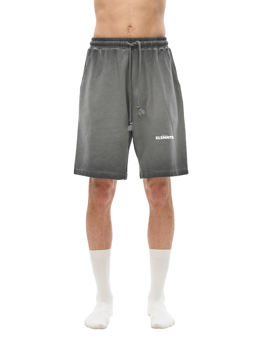 ESSNTIAL ELEMNTS Unisex 350G Reverse Dyed Sweatshorts - Essntial Elemnts