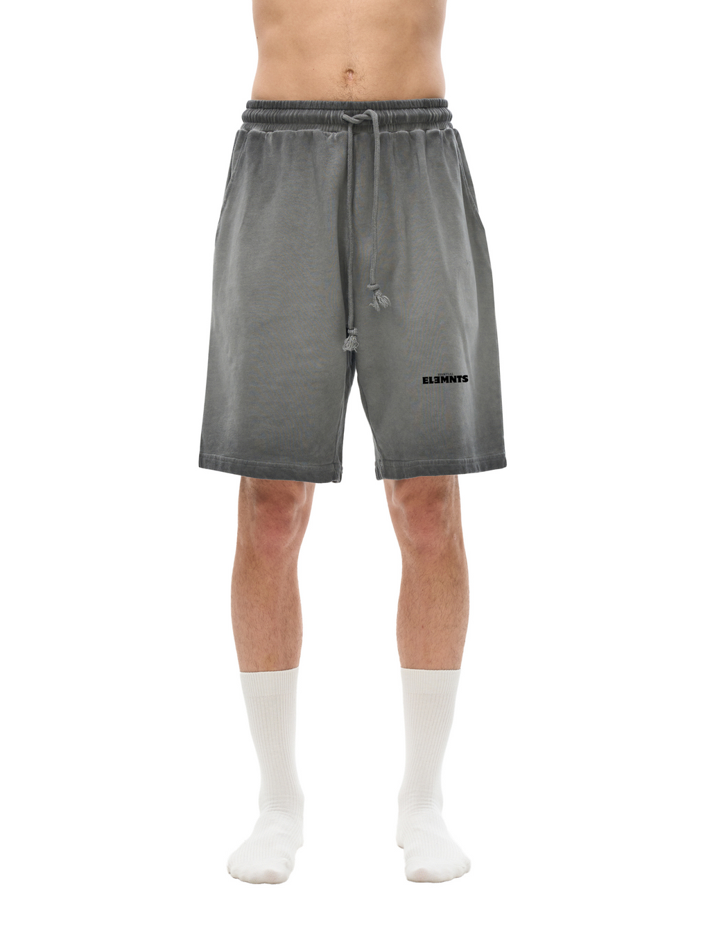 ESSNTIAL ELEMNTS Unisex 350G Reverse Dyed Sweatshorts - Essntial Elemnts