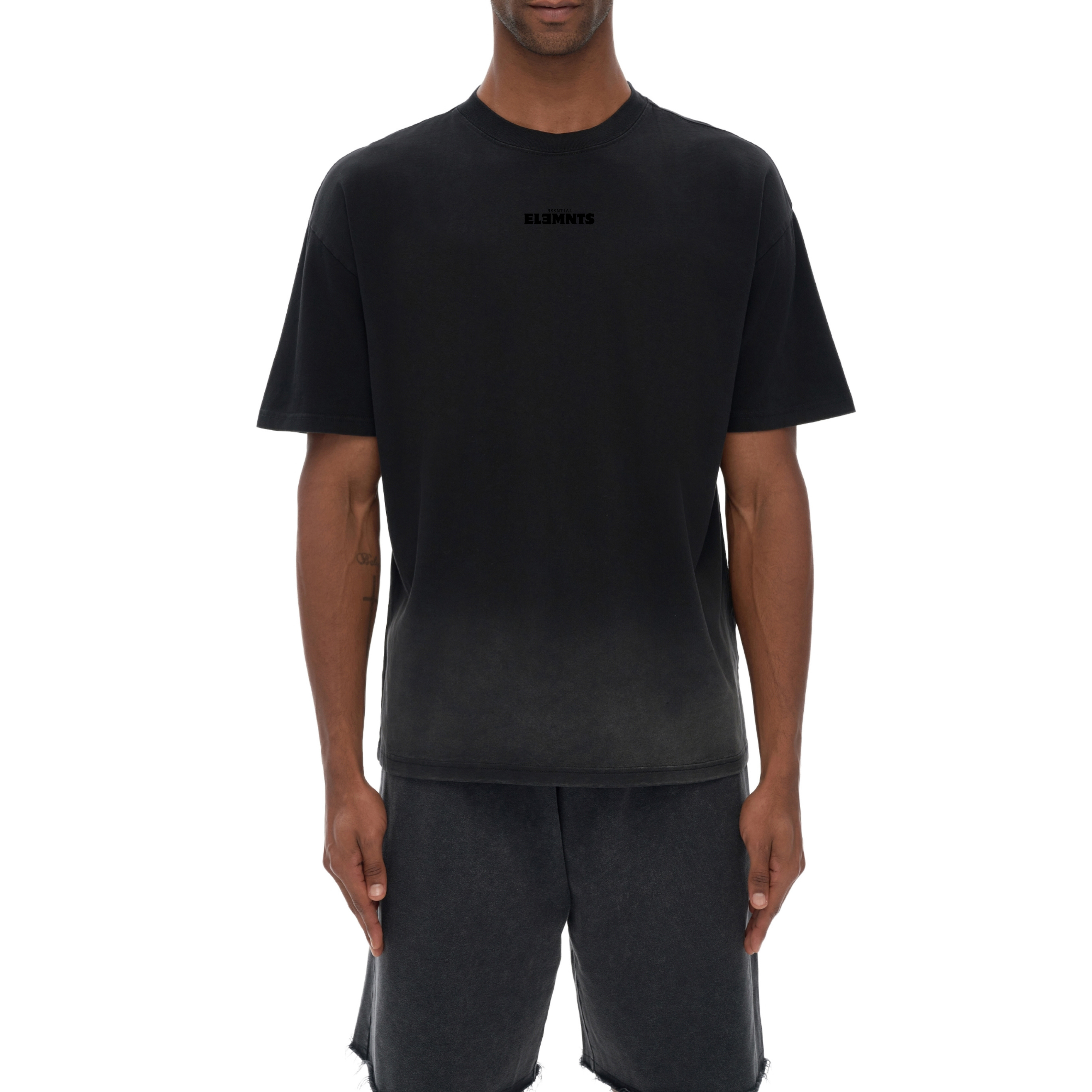 ESSNTIAL ELEMNTS Unisex Vintage Gradient Wash Tee - Essntial Elemnts