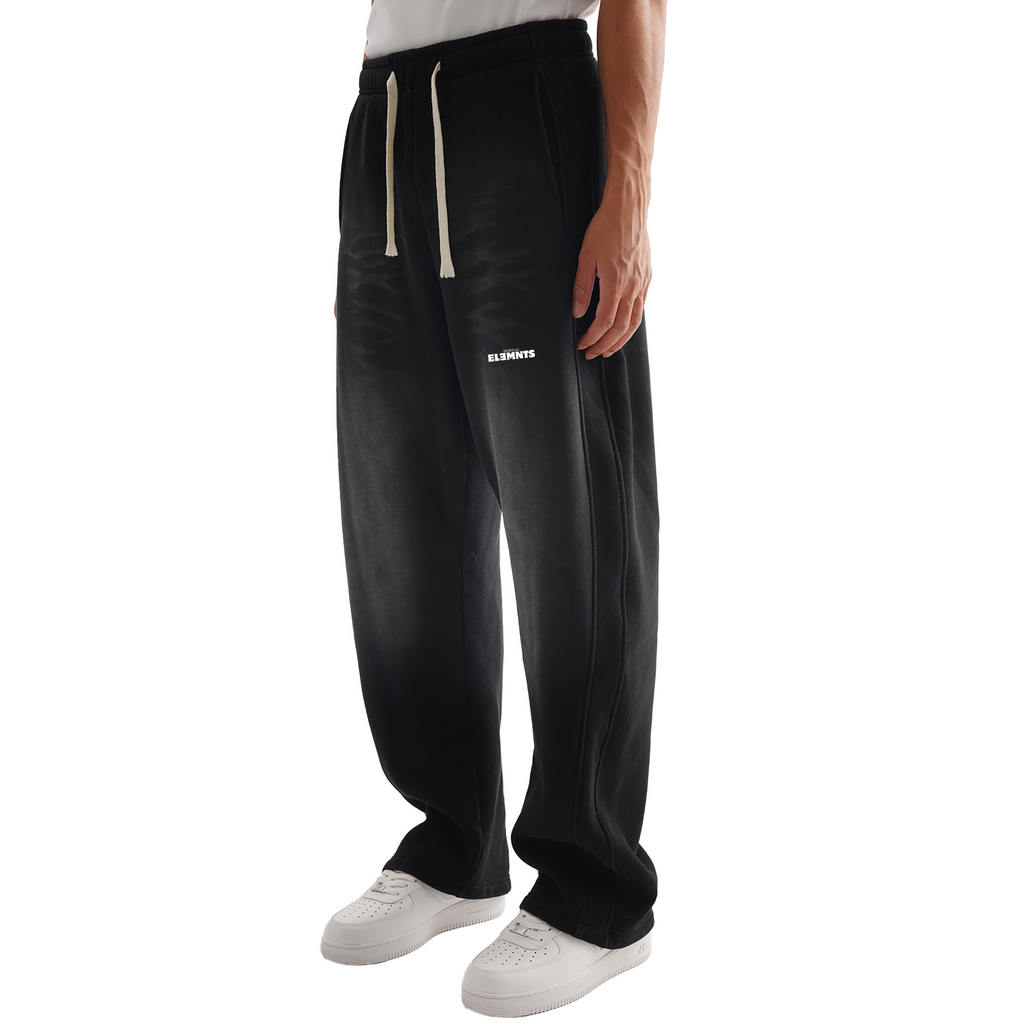 ESSNTIAL ELEMNTS Unisex Faded Curved Blade Sweatpants - Essntial Elemnts