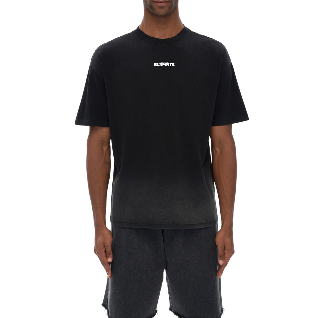 ESSNTIAL ELEMNTS Unisex Vintage Gradient Wash Tee - Essntial Elemnts