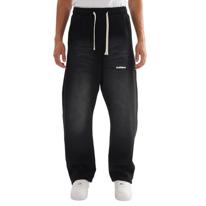 ƎSSNTIΛL ELƎMNTS Unisex Faded Curved Blade Sweatpants