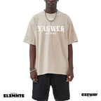 ESSNTIAL ELEMNTS Acid Wash Unisex Oversize Tee - Essntial Elemnts