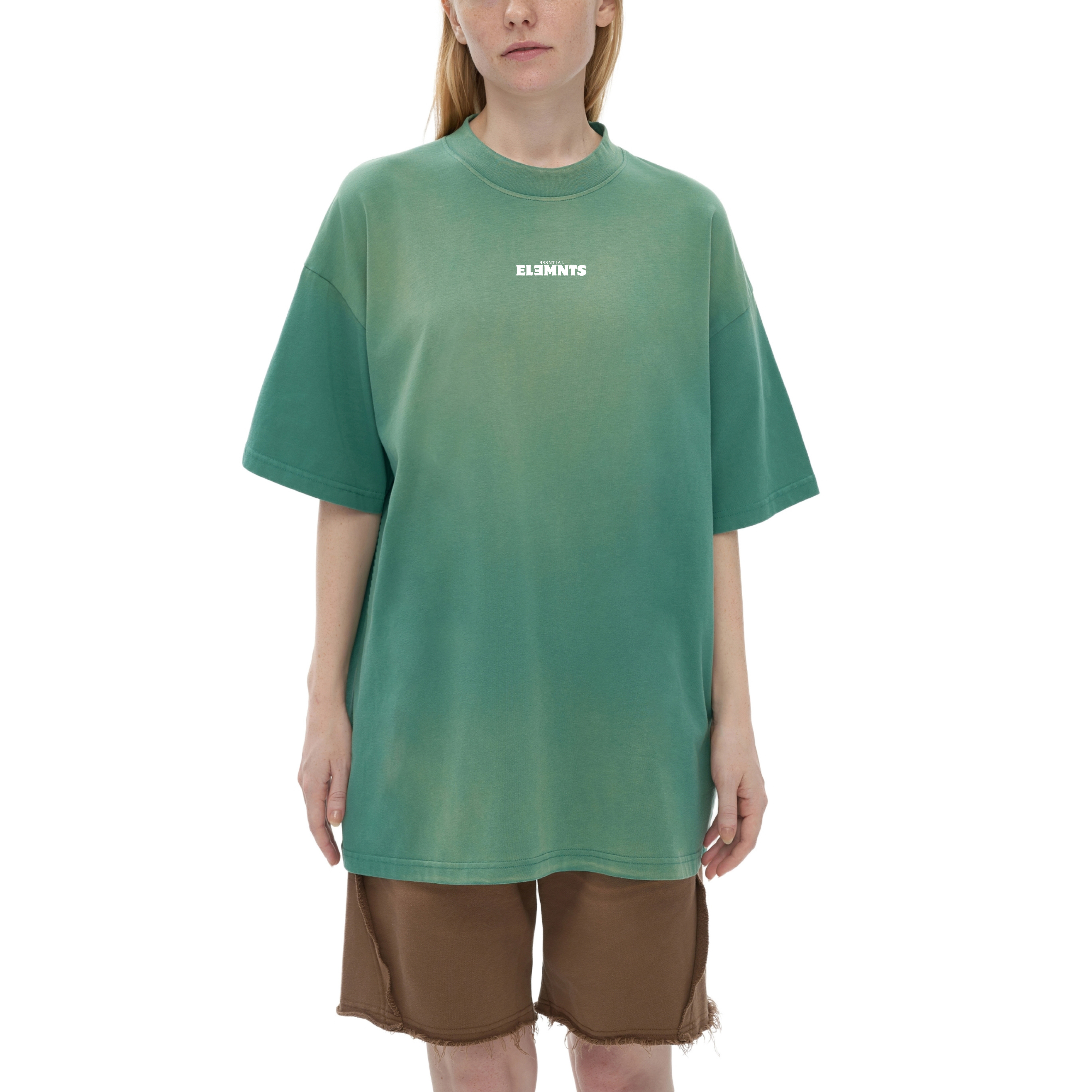 ESSNTIAL ELEMNTS Unisex Fade Wash Drop Shoulder Tee - Essntial Elemnts
