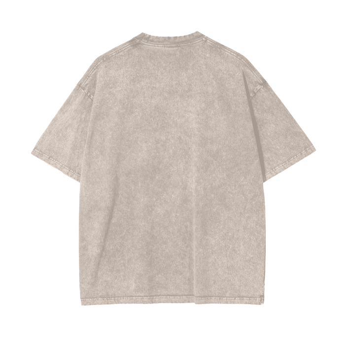 ESSNTIAL ELEMNTS Unisex 250G Acid Wash Oversize Tee - Essntial Elemnts
