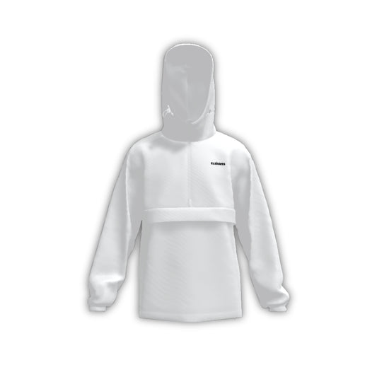 ƎSSNTIΛL ELƎMNTS Unisex Half-Zip Anorak ActiveFit Hooded Jacket