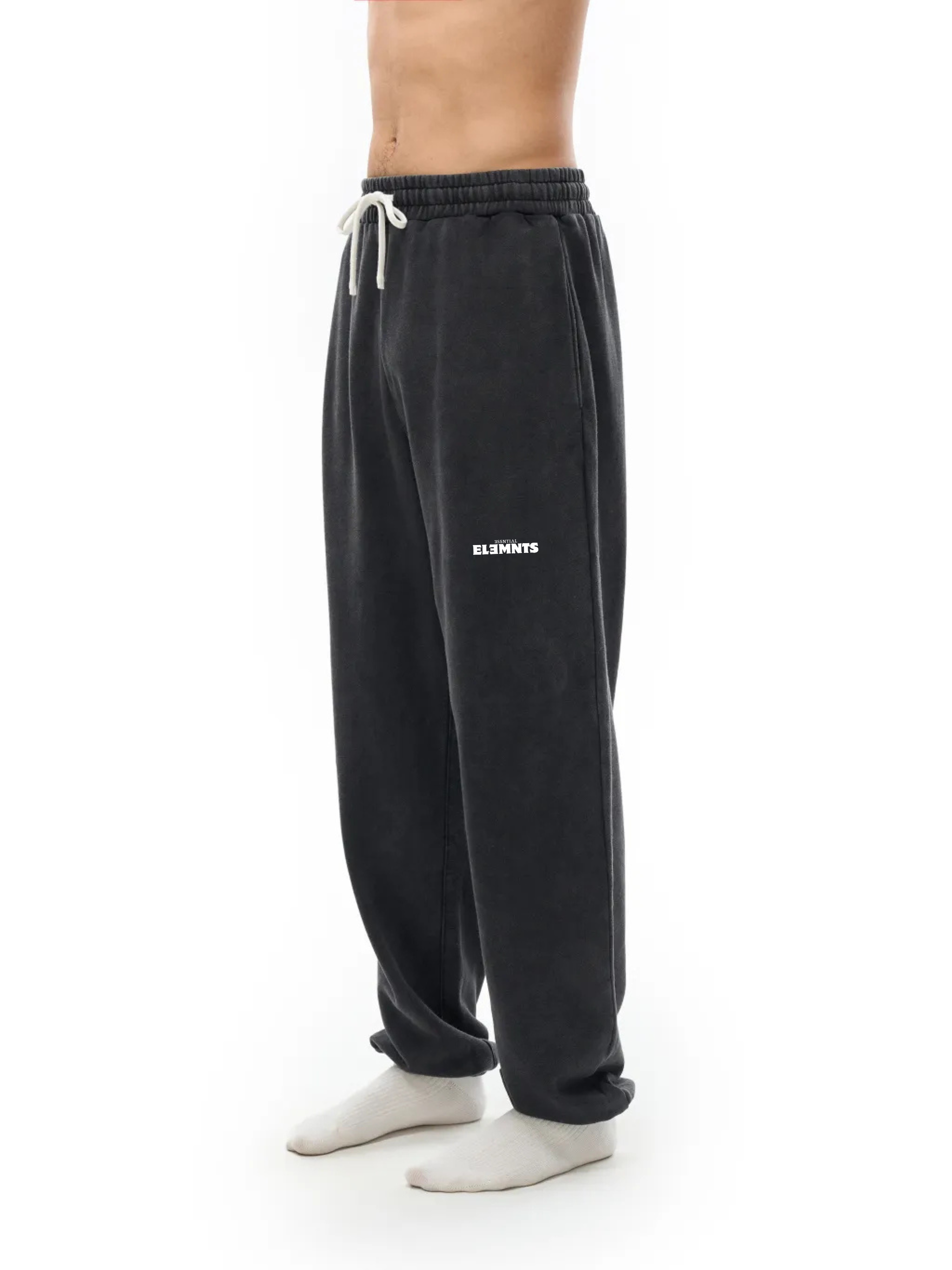 ESSNTIAL ELEMNTS Unisex 340G Eco-Friendly Enzyme Washed Pants - Essntial Elemnts