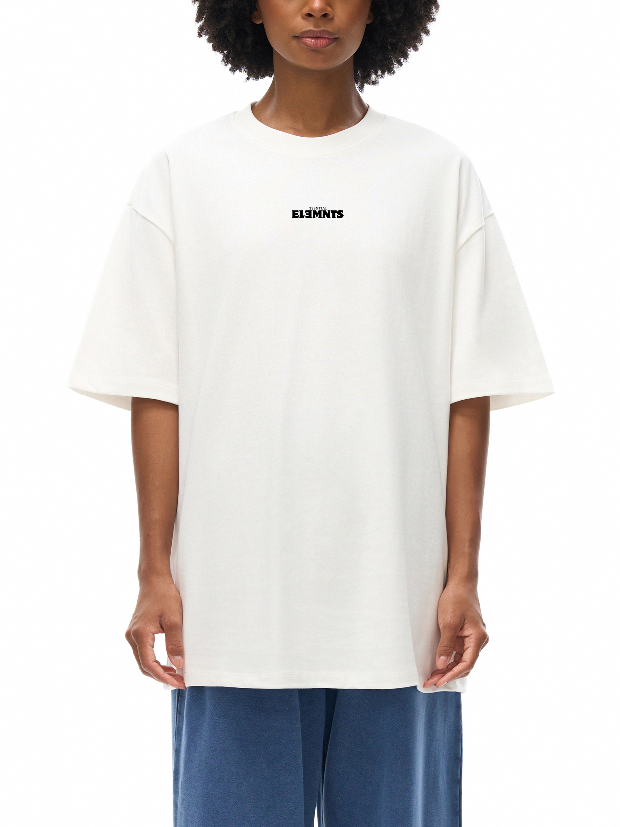 ESSNTIAL ELEMNTS Unisex HW Earth Tone Loose Tee - Essntial Elemnts