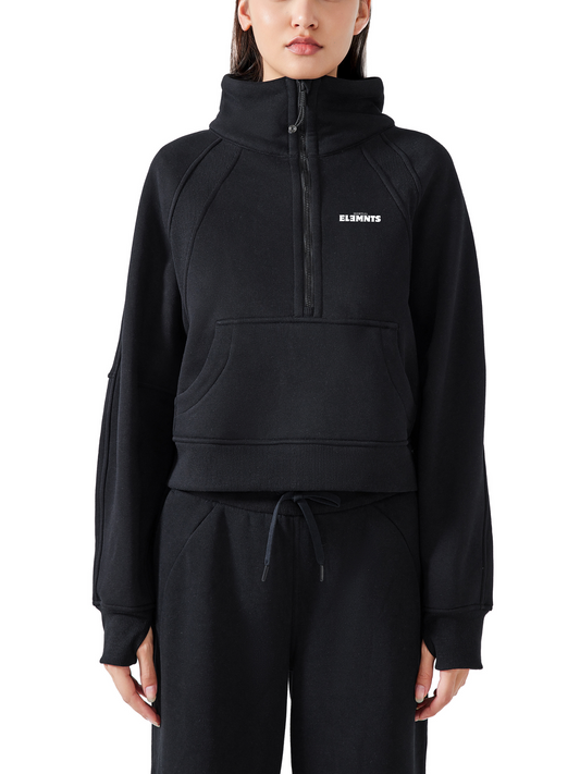 ESSNTIAL ELEMNTS Women's 320G Cropped Street Sweatshirt