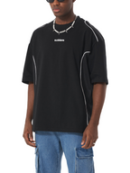 ESSNTIAL ELEMNTS Unisex 240G Piped Panel Tee - Essntial Elemnts