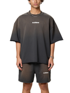 ESSNTIAL ELEMNTS Unisex 350G Sun Fade Raw Edge Tee - Essntial Elemnts