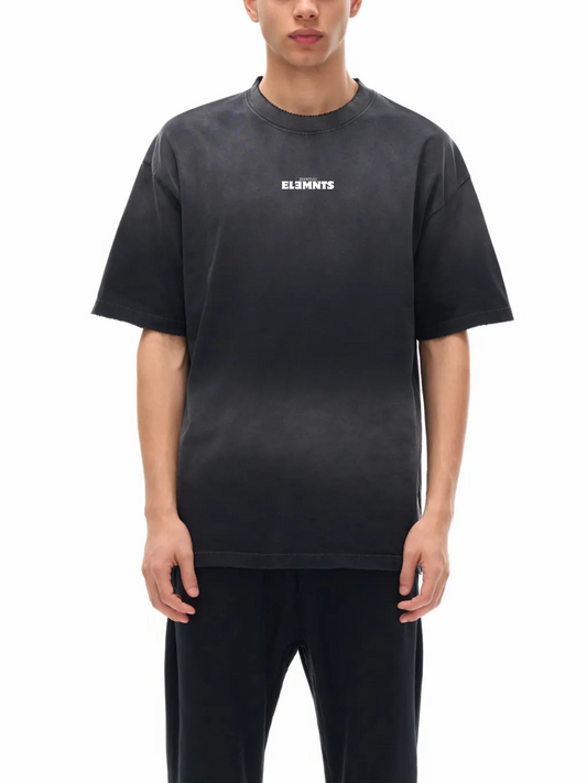 ESSNTIAL ELEMNTS Unisex 260G Sun Fade Hand-Frayed Tee