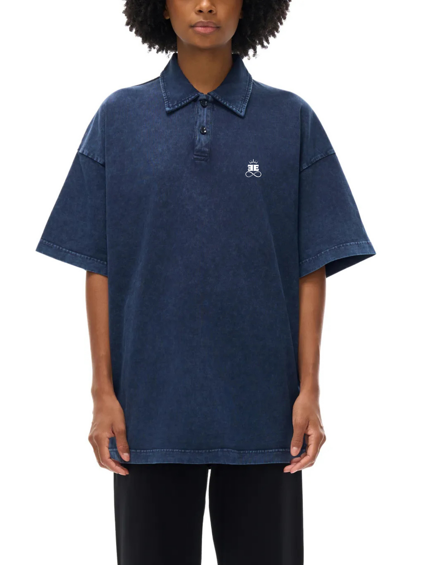 ESSNTIAL ELEMNTS Unisex 300G HW Snow-Washed Polo