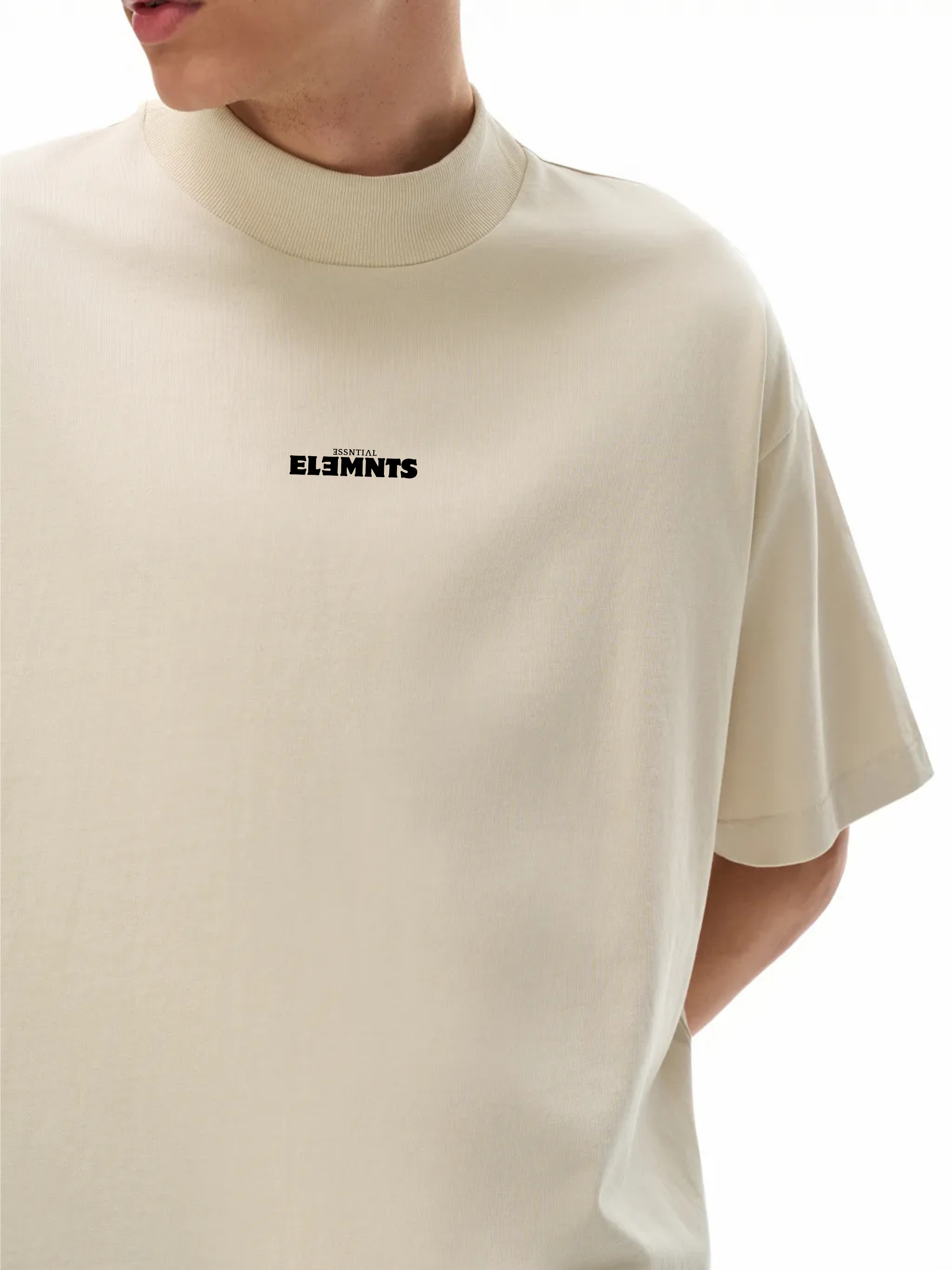 ESSNTIAL ELEMNTS Unisex 280G Cotton Tee - Essntial Elemnts