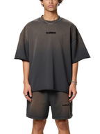 ESSNTIAL ELEMNTS Unisex 350G Sun Fade Raw Edge Tee - Essntial Elemnts
