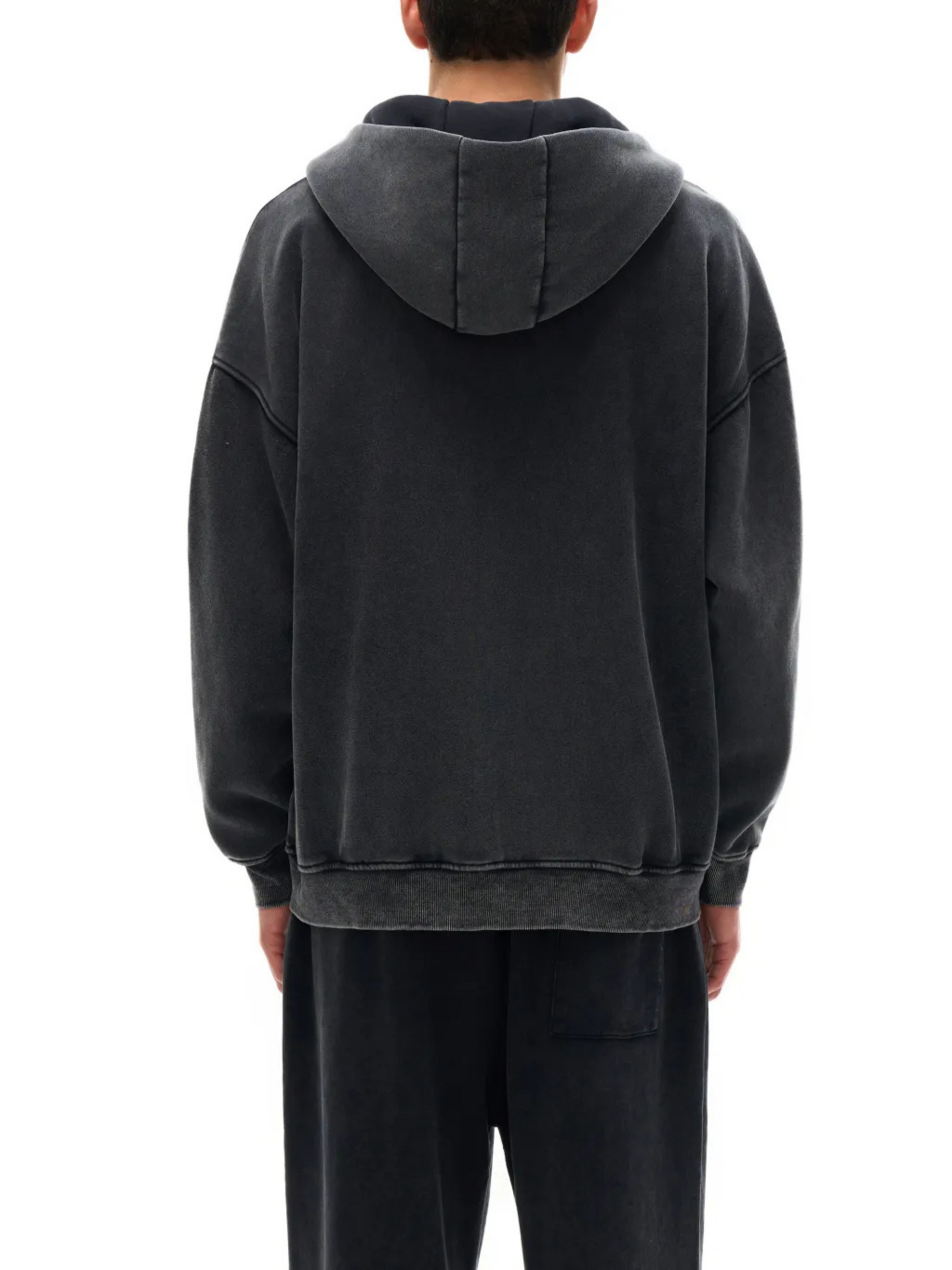 ESSNTIAL ELEMNTS Unisex 360G Snow Wash Fleece Hoodie - Essntial Elemnts