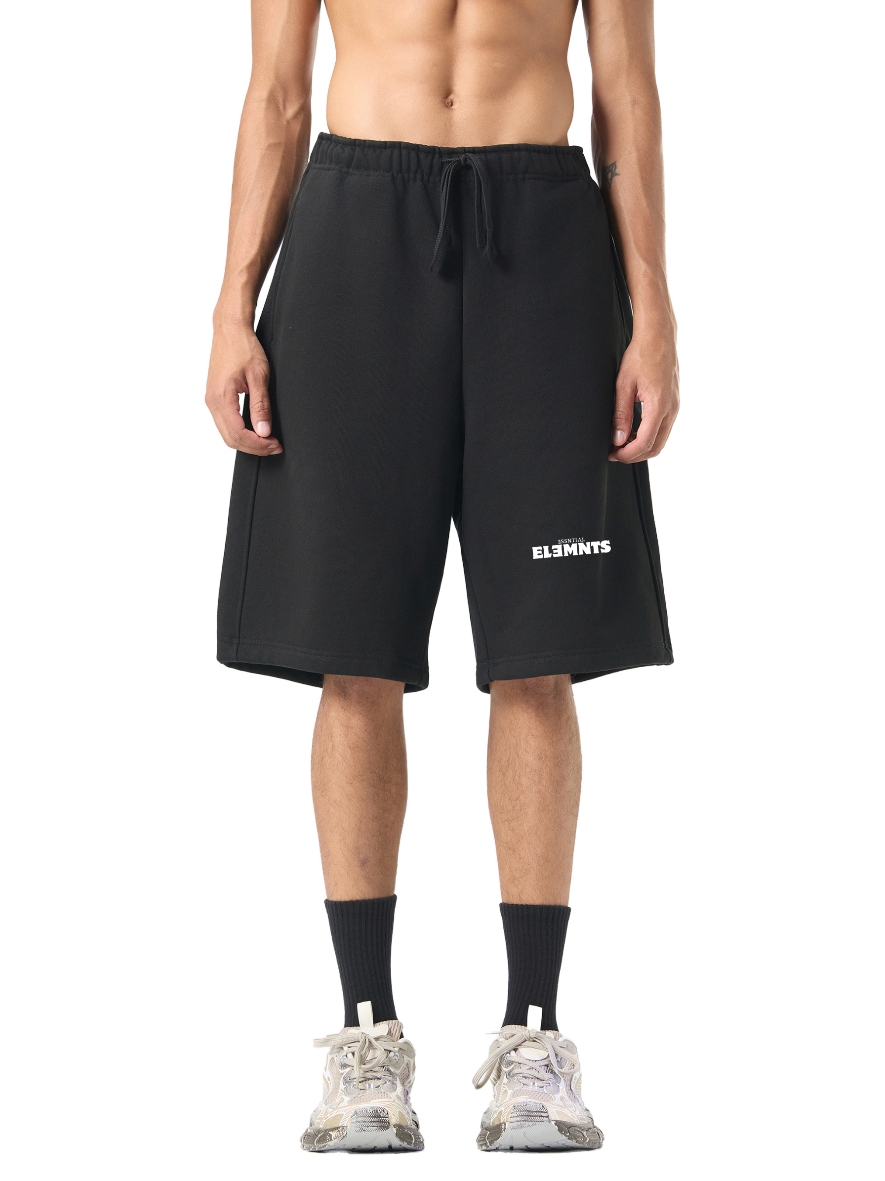 ESSNTIAL ELEMNTS Unisex 500G Heavyweight Fleece Shorts - Essntial Elemnts