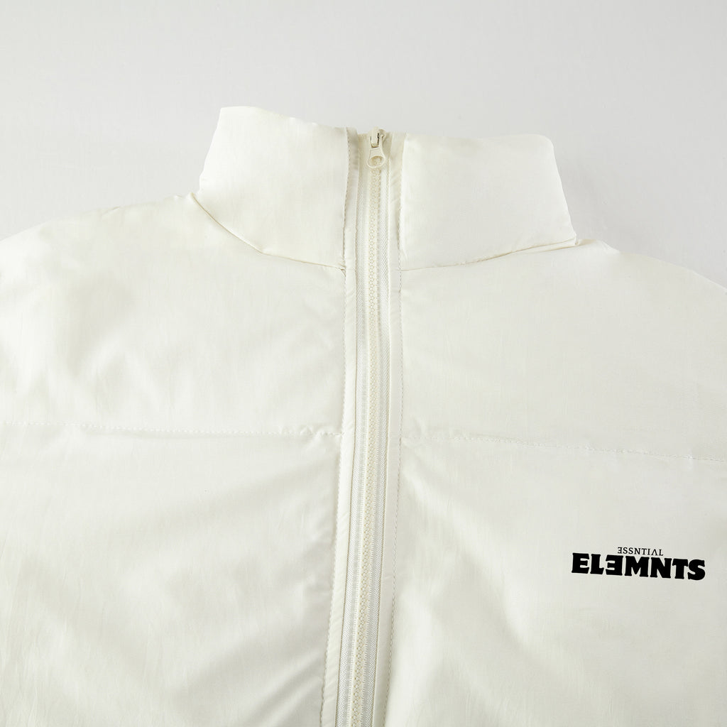 ESSNTIAL ELEMNTS Unisex 900G Zipper Puffer Coat - Essntial Elemnts