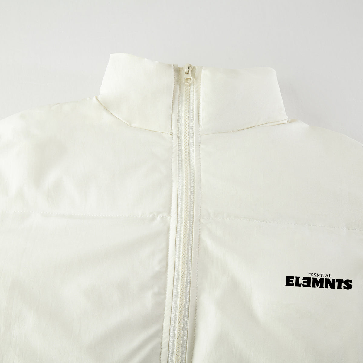 ESSNTIAL ELEMNTS Unisex 900G Zipper Puffer Coat - Essntial Elemnts