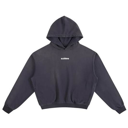 ESSNTIAL ELEMNTS Unisex 420G Sun-Fade Boxy Hoodie - Essntial Elemnts