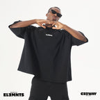 ESSNTIAL ELEMNTS Unisex Oversize One-Piece Pattern Tee - Essntial Elemnts