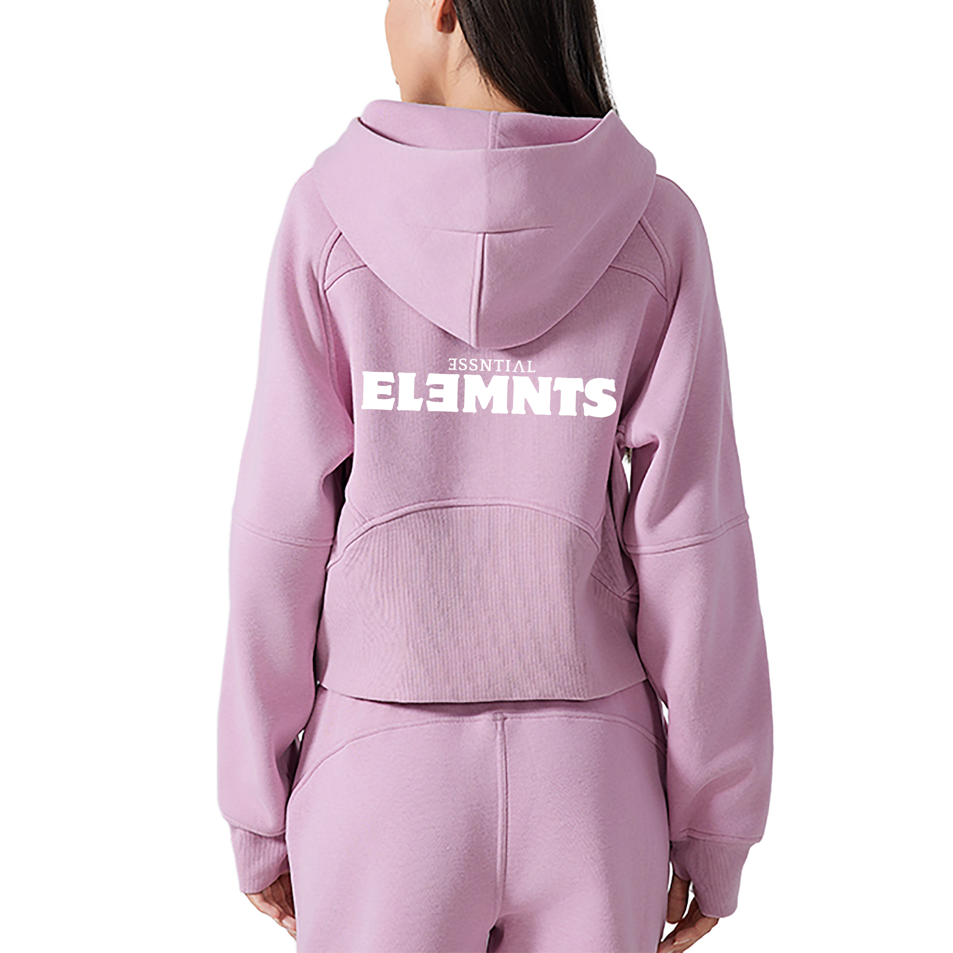 ESSNTIAL ELEMNTS Women's 320G Crop Street Hoodie - Essntial Elemnts